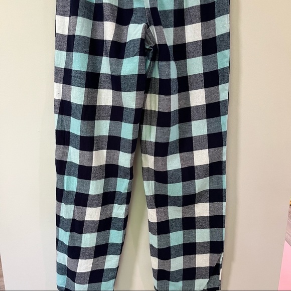 Croft & Borrow SZ Small Pajamas Plaid Black White Plaid 100% Cotton - Picture 7 of 15